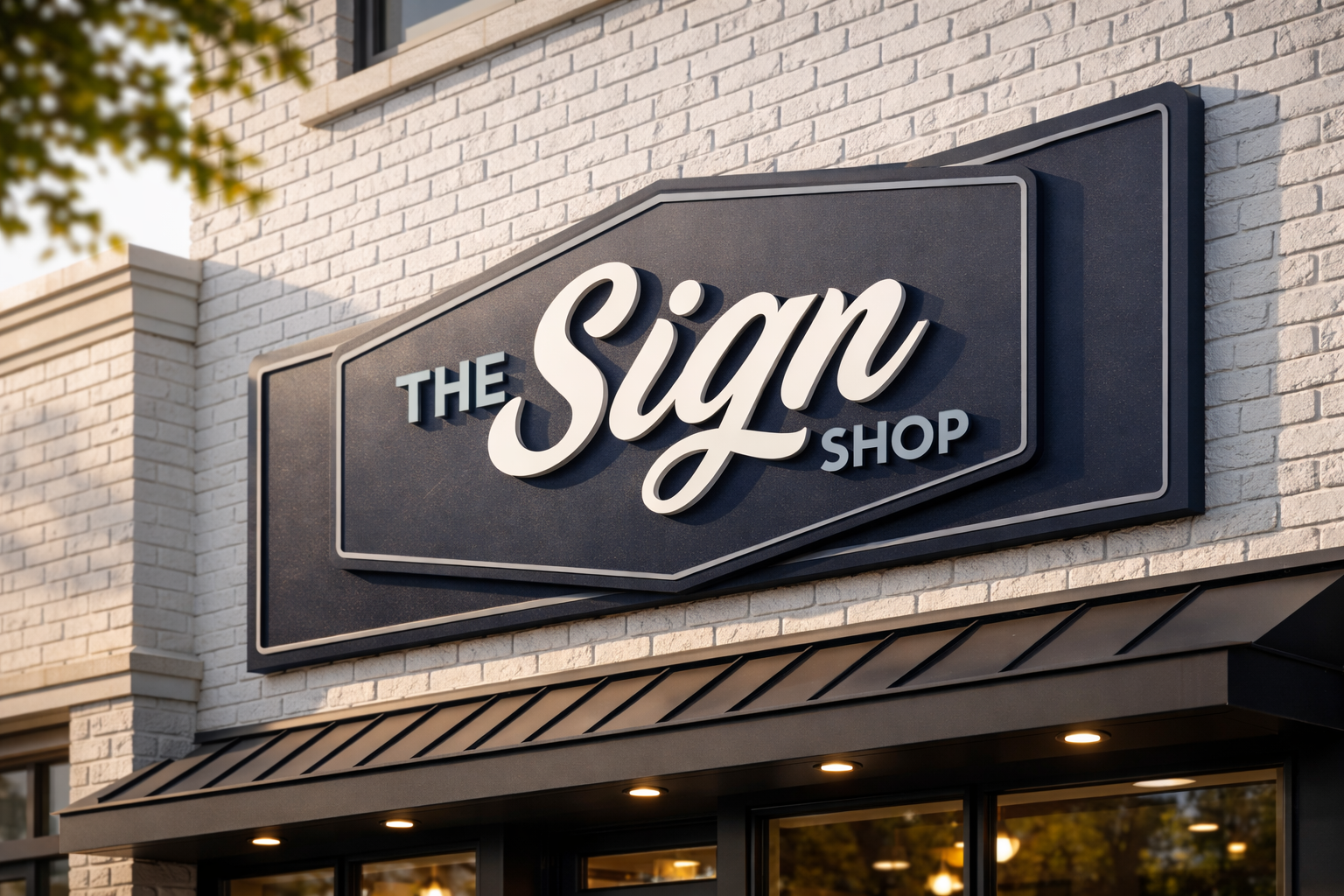 Exterior business signage in Lexington Kentucky