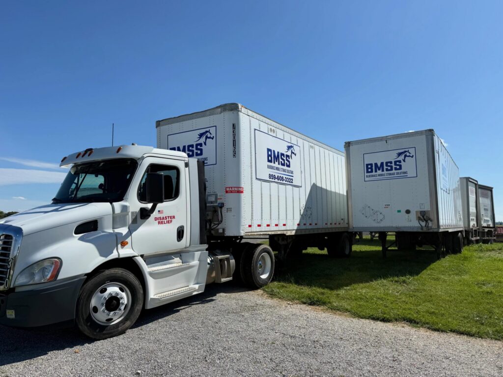 Commercial box truck graphics installed by The Sign Shop.