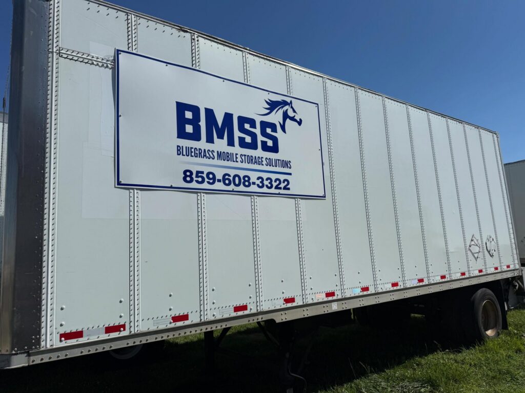 Box truck graphics installed in Lexington Kentucky.